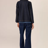 POL CLOTHING - Andie Denim Jacket - Dark Wash