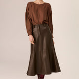 POL CLOTHING - Nora Top - Chocolate