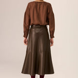 POL CLOTHING - Nora Top - Chocolate