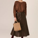 POL CLOTHING - Nora Top - Chocolate