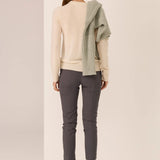POL CLOTHING - Orson Crew Knit - Ivory