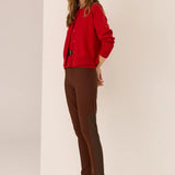 POL CLOTHING - Orson Cardigan - Red