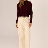 POL CLOTHING - Lana Wide Leg Jean - Ivory