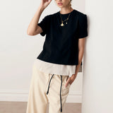 POL CLOTHING - Mirel Multimedia Tee - Black