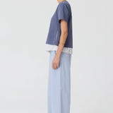 POL CLOTHING - Mirel Multimedia Tee - Blue
