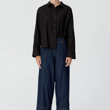 POL CLOTHING - Anise Crop Denim Pant - Denim