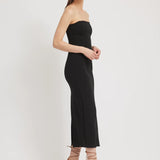 Tojha - Prim Bonded - Crepe Dress - Black