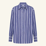 SHONA JOY - Cambridge Shirt - Chambray Blanc