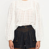 KIVARI - Paige Blouse - Ivory