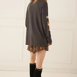 SPELL - Pajarito Long Sleeve Tee - Charcoal Grey