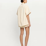 KIVARI - Paloma Denim Shirt - Cream