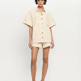 KIVARI - Paloma Denim Shirt - Cream