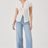 ROLLAS - Daisy Lace SS Tee - Vintage White