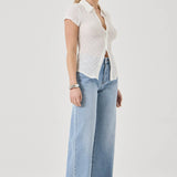 ROLLAS - Daisy Lace SS Tee - Vintage White