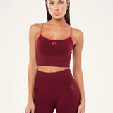 P.E NATION - Release Seamless Tank - Cabernet / Strawberry