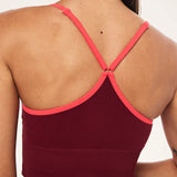 P.E NATION - Release Seamless Tank - Cabernet / Strawberry