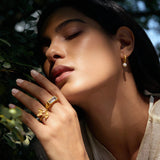 SATYA - Freedom to Soar Adjustable Butterfly Ring | Gold