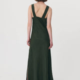 Rowie - Regina Midi Dress - Olive