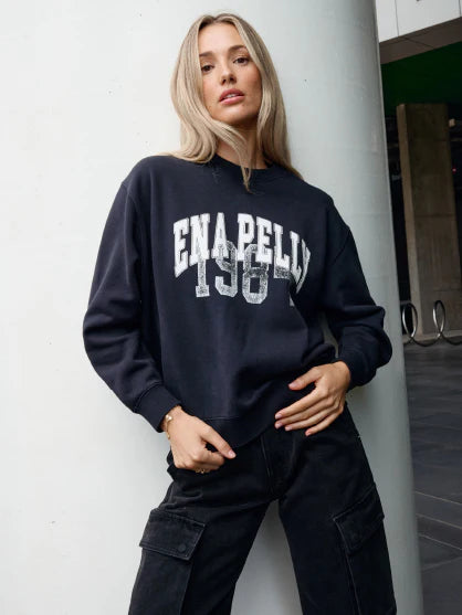 ENA PELLY - Lilly Oversized Sweater - Black