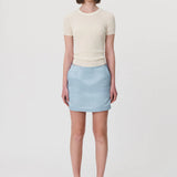 ROWIE - Rib Knit Tee - Bone