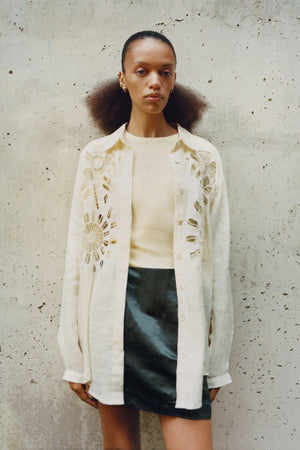 Rowie - Rib Knit Tee - Butter
