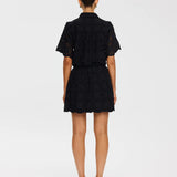 KIVARI - Rio Mini Shirt Dress - Black