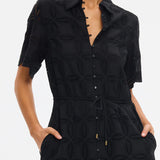 KIVARI - Rio Mini Shirt Dress - Black