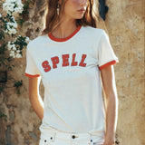 SPELL - Roomie Shrunken Sports Tee - Sand