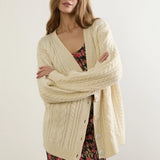 AUGUSTE - Zoya Cardigan - Pearl
