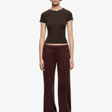 BEC + BRIDGE - Moneta Baby Tee - Dark Chocolate