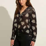 AUGUSTE - Elsa Blouse - Black Mable