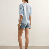 AUGUSTE - Magdalena Blouse - Sky Blue
