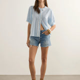 AUGUSTE - Magdalena Blouse - Sky Blue