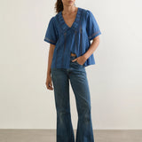 AUGUSTE - Ophelia Blouse - Blue