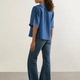 AUGUSTE - Ophelia Blouse - Blue