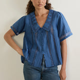 AUGUSTE - Ophelia Blouse - Blue