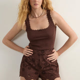 AUGUSTE - Mazie Tank - Brown