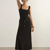 AUGUSTE - Perla Tank - Black