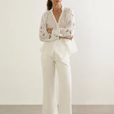 AUGUSTE - Talia Blouse - Warm White