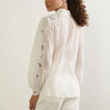 AUGUSTE - Talia Blouse - Warm White