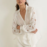 AUGUSTE - Talia Blouse - Warm White