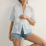 AUGUSTE - Sardine Blouse - Blue