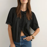 AUGUSTE - Magdalena Blouse - Black