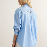 AUGUSTE - Holden Embroidered Shirt - Blue