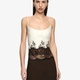 BEC + BRIDGE - Orsina Scoop Maxi Dress - Bitter Chocolate/Buttercream