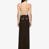BEC + BRIDGE - Orsina Scoop Maxi Dress - Bitter Chocolate/Buttercream