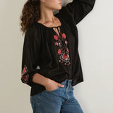 AUGUSTE - Demi Blouse - Black