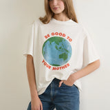 AUGUSTE - Be Good Boyfriend Tee - White