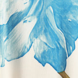 Waterlily Strapless Midi Dress - Blue