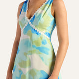 Aquarelle Dress - Blue